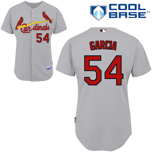 Jaime Garcia #54 MLB Jersey-St Louis Cardinals Men's Authentic Road Gray Cool Base Baseball Jersey